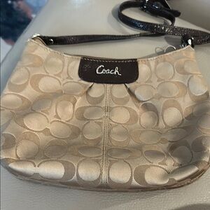Coach Tan Signature Crossbody Bag
